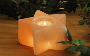 Himalayan Salt Candle Holder 6